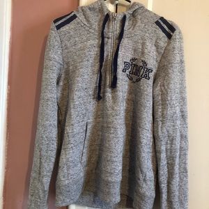 Victoria Secret Pink half zip Sweatshirt